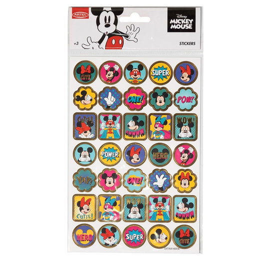Sticker Foil Mickey&Amigos Artel Nacional Librería