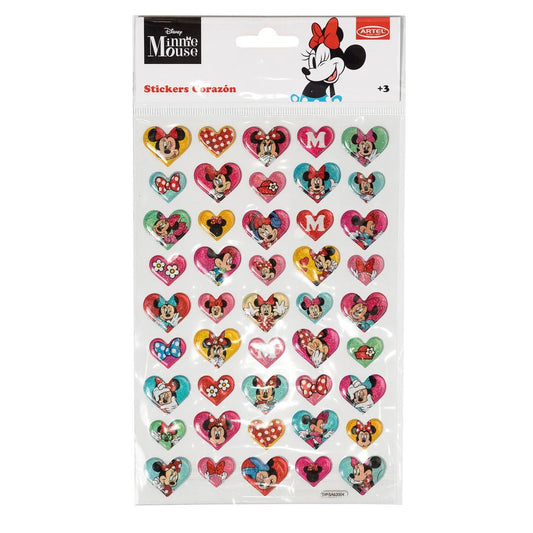 Sticker Pop Up Minnie Corazón Artel Nacional Librería