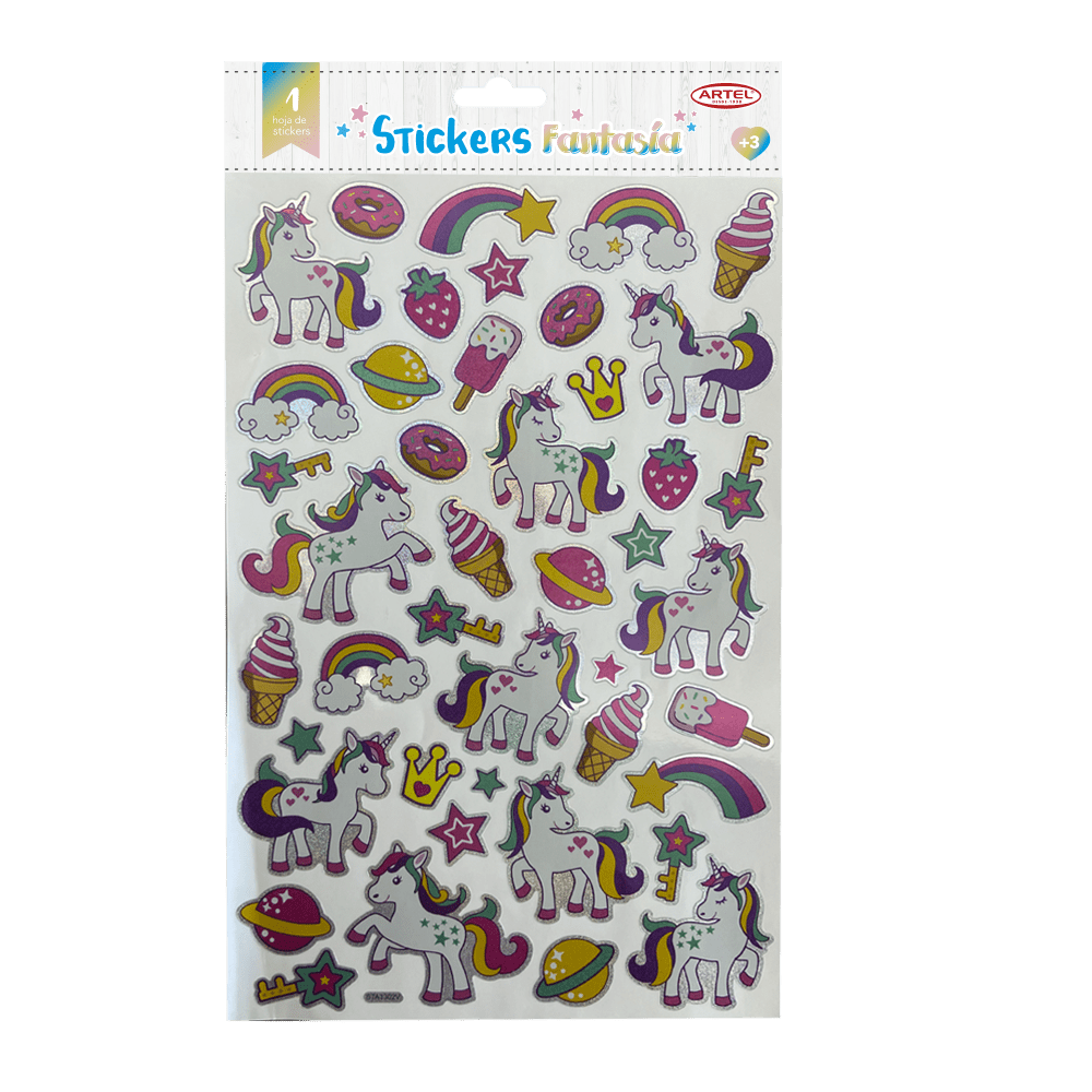 Stickers Fantasía Artel Nacional Librería
