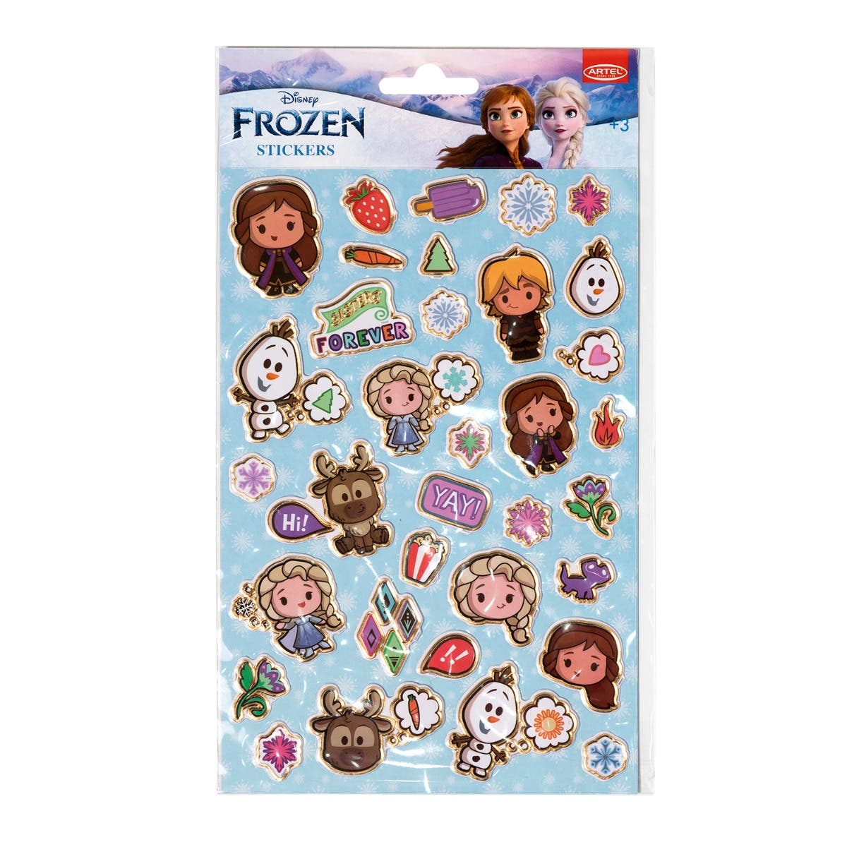 Stickers Frozen Artel Nacional Librería