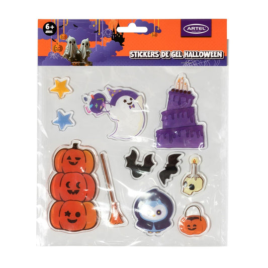 Stickers gel Halloween (surtido) Artel Nacional Librería