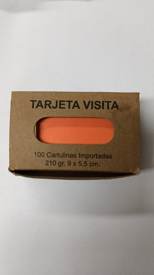 Tarj. de Visita Cartulina Opalina 100 Un Otros Nacional Librería