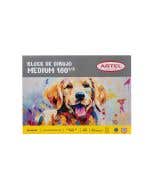Block de Dibujo Medium 180 1/8 20 Hojas Artel 