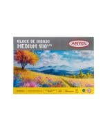 Block de Dibujo Medium 180 1/4 20 Hojas Artel 