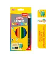 Estuche 12 Lápices de Color Largos Artel