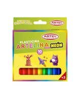 Plasticina Artelina Neon 10 Barras Artel