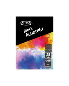 Block Acuarela 300gr A4 ARTEL