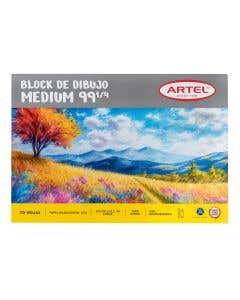 Block de Dibujo Medium 99 1/4 20 Hojas Artel