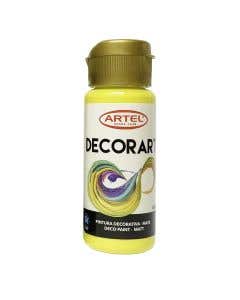 Pintura Decorart Amarillo 72 60ml. Artel