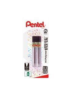 Blíster 2 Tubos de Mina 0,7mm. HB Pentel