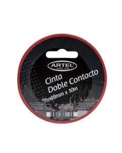 Cinta Doble Contacto 18mmx10mts. Artel