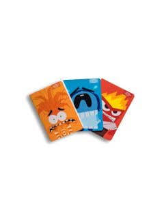 Set 3 libretas Personajes Intensamente 2