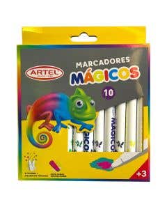 Estuche 12 Marcadores Mágicos 10 Colores Artel