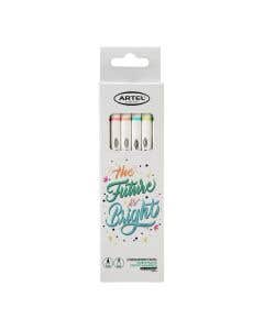 Est. Marcadores Pastel Doble Punta 6 Col