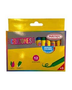 Crayones 12 Colores Artel