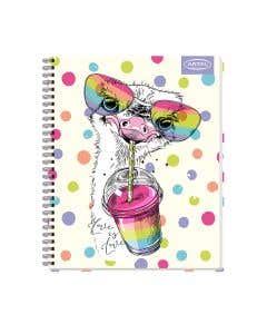 Cuaderno Universitario 100 Hojas 7mm Animales Divertidos