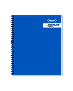 Cuaderno Universitario Tapa Emplacado Liso Caligrafia Horizontal