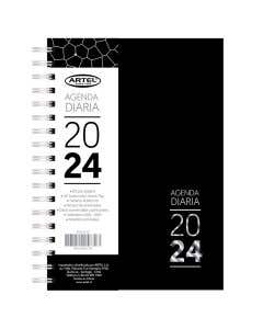 Agenda 2024 Dia x Pag. BlackCon Espiral