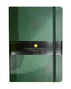 Libreta tapa Verde Victorias Journals 14x20 80h Lineas 80g