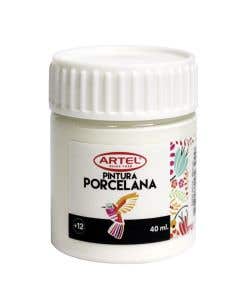 Frasco Pintura Porcelana Blanco 40ml. Artel