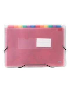 Carpeta Transparente Fuelles Colores Artel