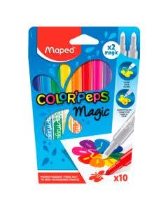 Estuche 10 Marcadores 8 Colores Mágicos Maped