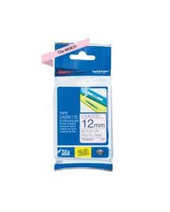 Cinta Laminadora Negro / Rosa Pastel 12X4Mm