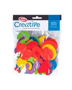 Número Adhesivo Goma Eva 60 Un Adix Creative