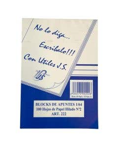 Block JS 222 apuntes 64-2  100hj        