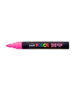 Marcador Posca 5M Rosa Fluorescente
