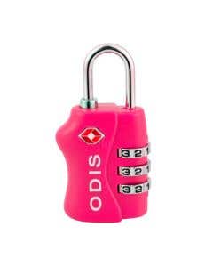 Candado Odis TSA 33mm Rosado