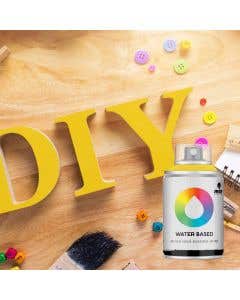 Pintura en Spray Base Agua  100ml Cadmium Yellow Medi