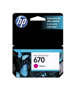 Cartridge Tinta 670 Magenta HP