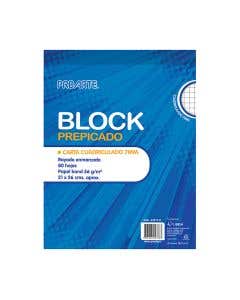 Block Prepicado Proarte Carta 80 Hojas 7mm