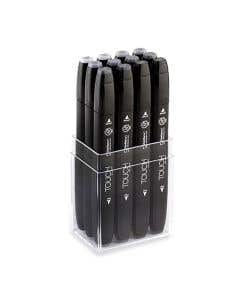 SET 12 MARCADORES TOUCH TWIN Cool Grey