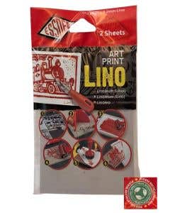 Set 2 Linoleo 15X10cm. 3.2mm. Essdee